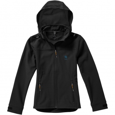 Logotrade promotional item image of: Langley softshell ladies jacket, black