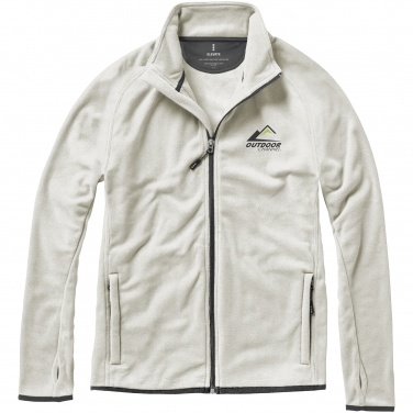 Logo trade promotional items picture of: Brossard micro fleece full zip jacket