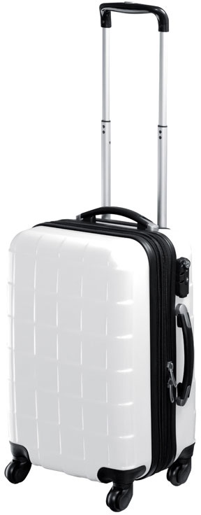 Logotrade promotional merchandise photo of: CrisMa Suitcase, white