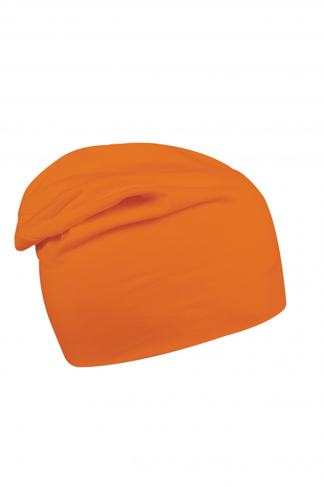 Logo trade promotional merchandise image of: Beanie Long Jersey, orange