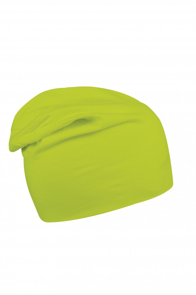 Logotrade promotional gift image of: Beanie Long Jersey, light green