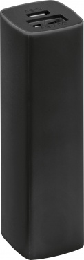 Logotrade advertising product image of: Powerbank 2200 mAh with USB port in a box, Black