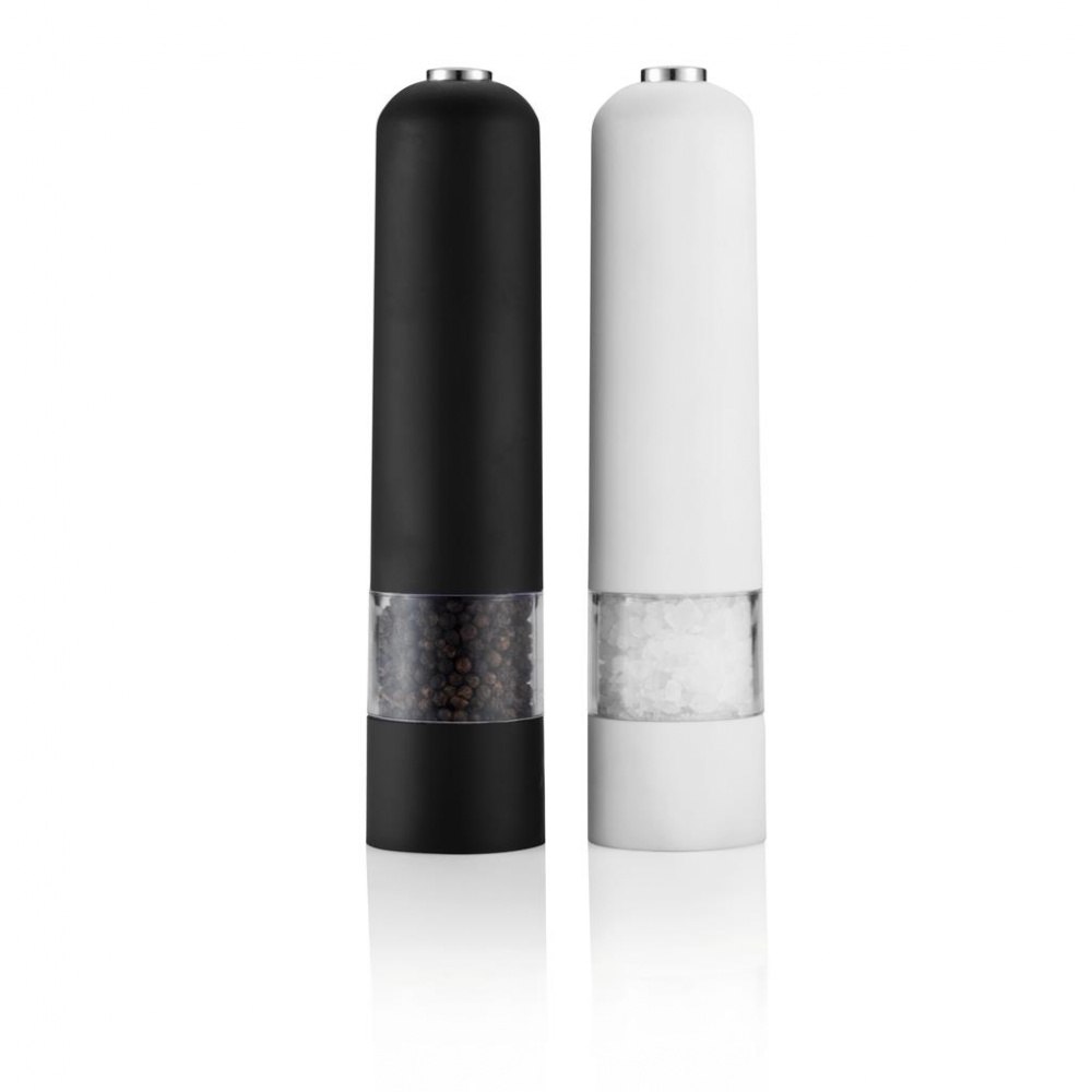 Logotrade promotional merchandise photo of: Electric pepper and salt mill set, white