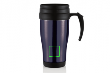 Logotrade promotional giveaways photo of: Stainless steel mug, purple blue