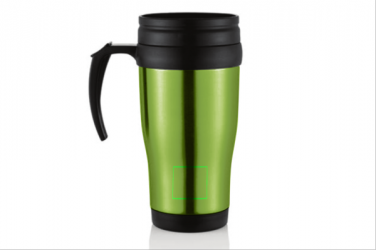 Logotrade corporate gifts photo of: Stainless steel mug, green