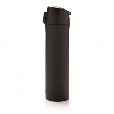 Logo trade promotional products picture of: Easy lock vacuum flask, black/black