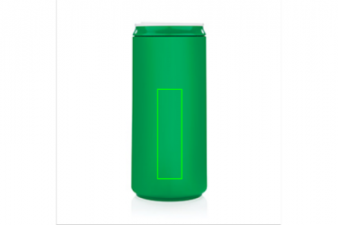 Logo trade promotional giveaway photo of: Eco can, green