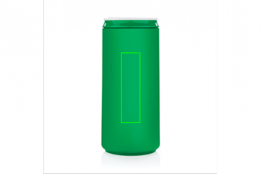 Logo trade promotional giveaways picture of: Eco can, green