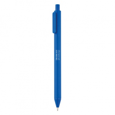 Logo trade advertising products image of: X1 pen, blue