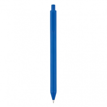 Logo trade promotional items image of: X1 pen, blue