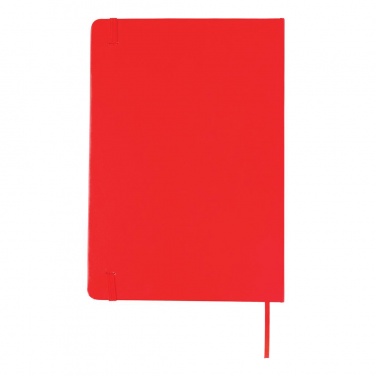 Logo trade promotional item photo of: A5 Notebook & LED bookmark, red