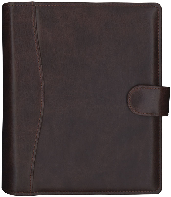 Logotrade promotional giveaways photo of: Calendar Time-Master Maxi artificial leather brown