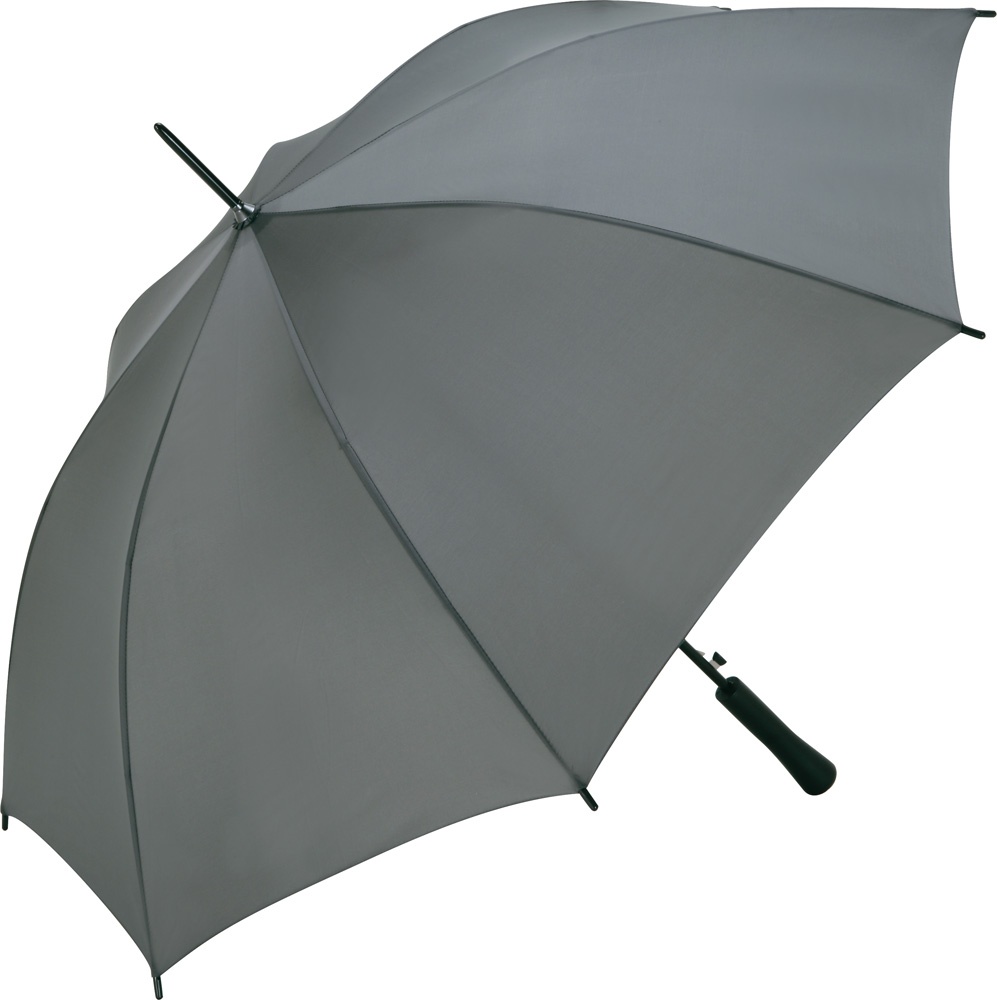 Logo trade promotional giveaways image of: AC regular umbrella, Grey