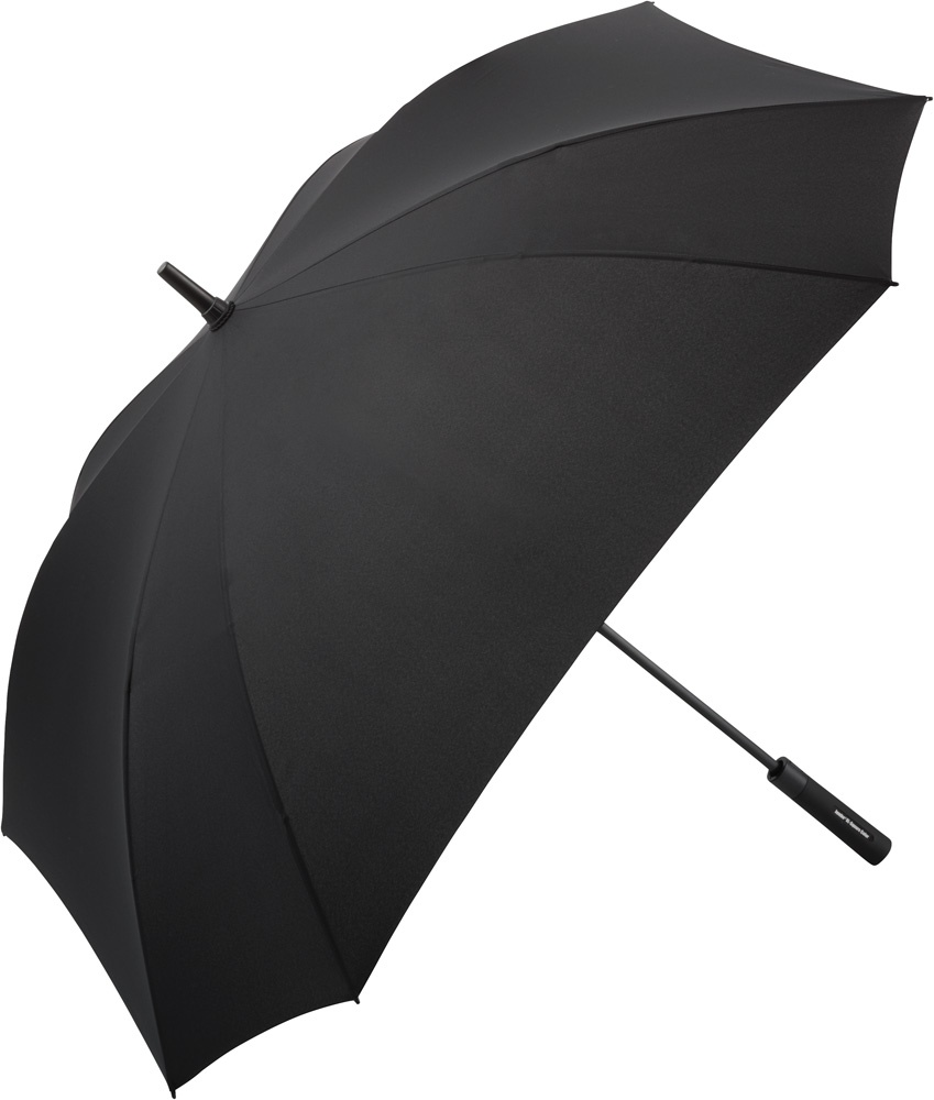 Logotrade promotional item image of: AC golf umbrella Jumbo® XL Square Color, Black