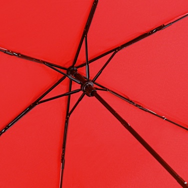 Logo trade promotional giveaway photo of: Mini umbrella Safebrella® LED light 5171, Red