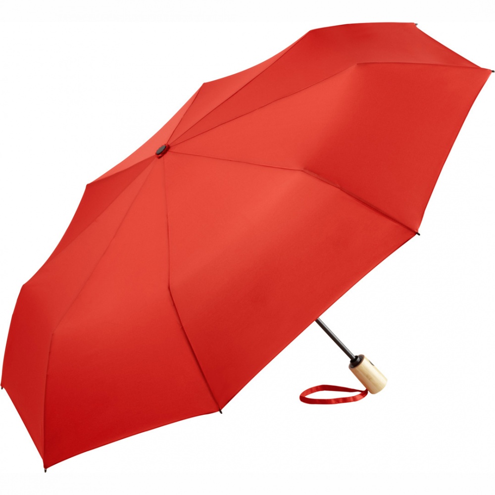 Logotrade corporate gift image of: AOC mini umbrella ÖkoBrella 5429, Red