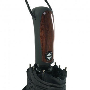 Logotrade promotional item image of: AOC oversize mini umbrella Stormmaster, black