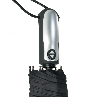 Logotrade corporate gifts photo of: AOC oversize mini umbrella Stormmaster, black