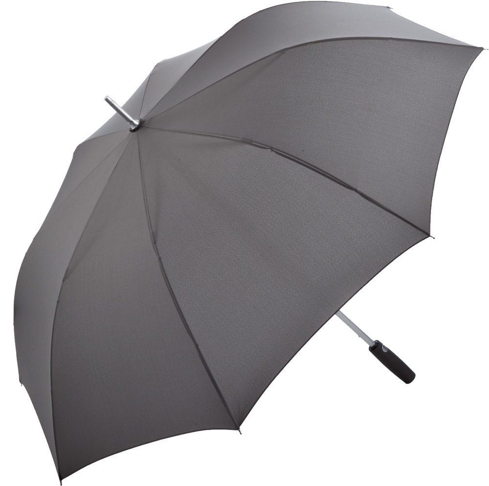 Logo trade business gifts image of: Large Alu golf umbrella FARE®-AC 7580, grey