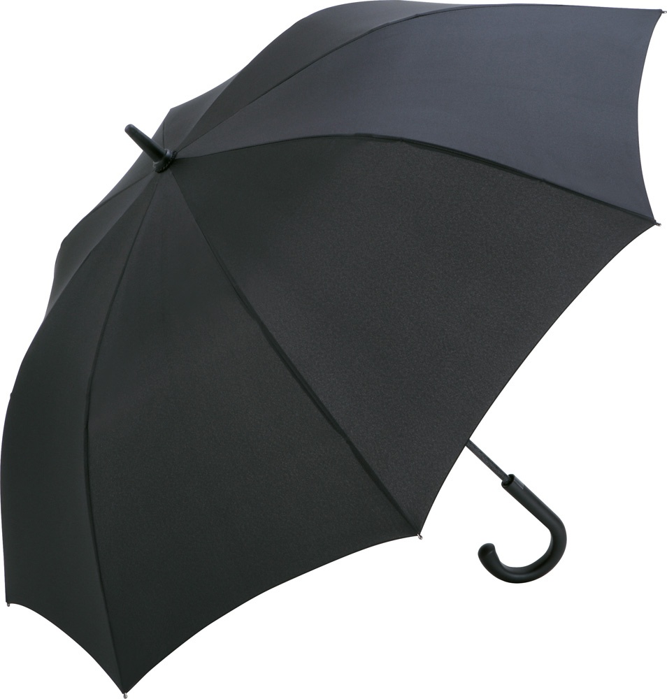 Logo trade promotional merchandise picture of: Fiberglas golf umbrella Windfighter AC², black
