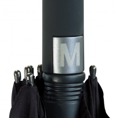Logotrade promotional item image of: Fiberglas golf umbrella Windfighter AC², black