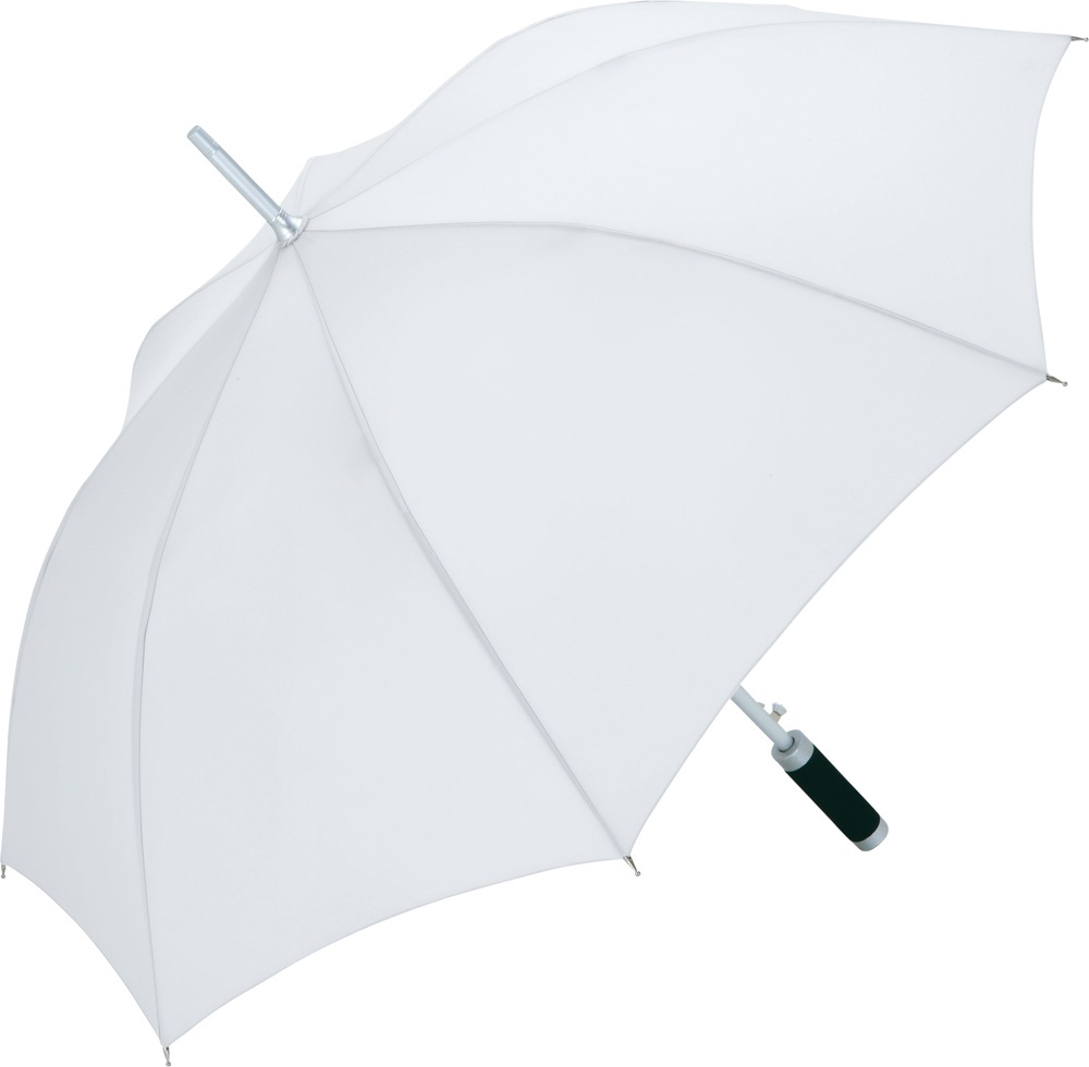 Logotrade promotional product picture of: AC alu regular umbrella Windmatic, white
