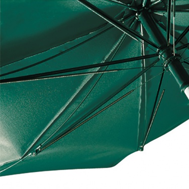 Logo trade corporate gifts image of: AC alu regular umbrella Windmatic Color, green