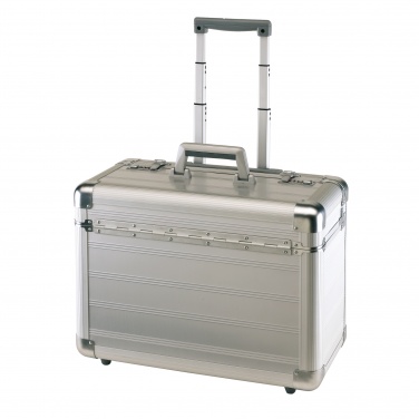 Logo trade corporate gifts picture of: Aluminium trolley Office, silver