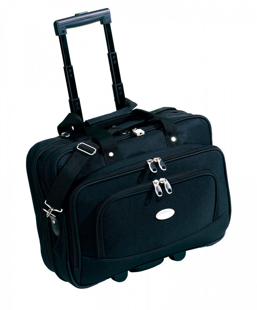 Logo trade business gifts image of: Trolley boardcase Manager, black