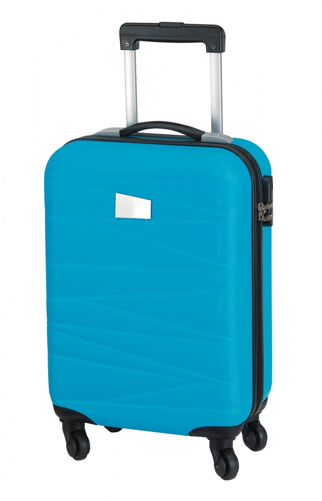 Logo trade promotional product photo of: Trolley-Boardcase Padua, turquoise
