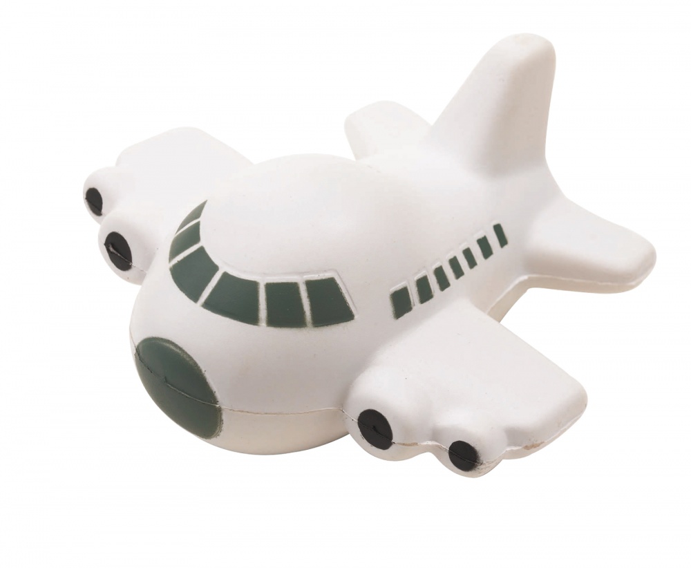 Logotrade promotional item picture of: Anti-stress plane, Take off, white