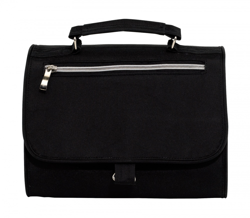Logotrade promotional merchandise image of: Cosmetic bag, Star, black/grey