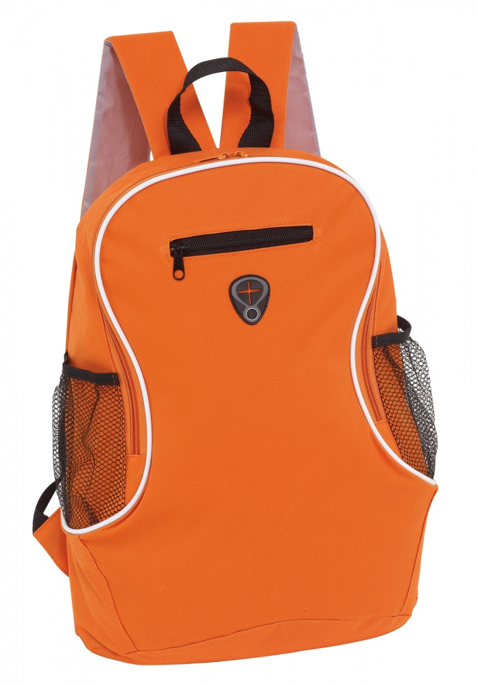 Logo trade promotional merchandise picture of: Backpack Tec, orange