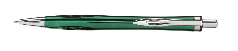 Logo trade promotional giveaways image of: Ballpen Ascot, green