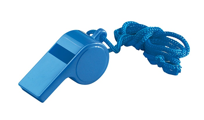 Logo trade promotional giveaways image of: Whistle WIST, blue