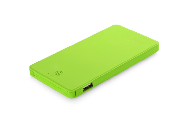 Logotrade promotional product picture of: Power bank VIVID 4000 mAh, Green