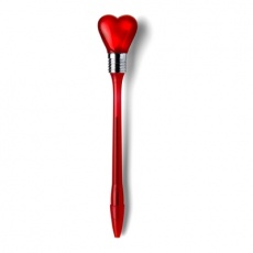 Ball pen "heart", Red