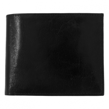 Logotrade promotional item picture of: Mauro Conti leather wallet, black