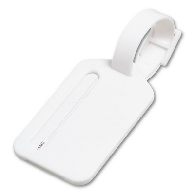 Logotrade advertising products photo of: Luggage tag, White