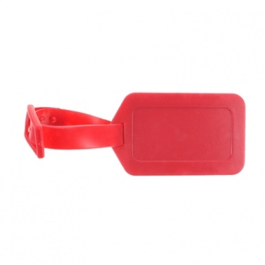 Logotrade promotional products photo of: Luggage tag, Red