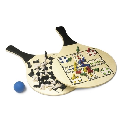 Logo trade advertising products image of: Game set, beige
