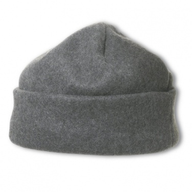 Logo trade business gifts image of: Fleece hat, grey