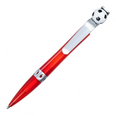 Logotrade promotional product image of: Kick ballpen for Fans, red