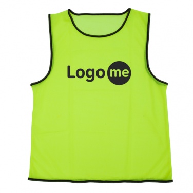 Logo trade promotional items picture of: Fit training bib, yellow