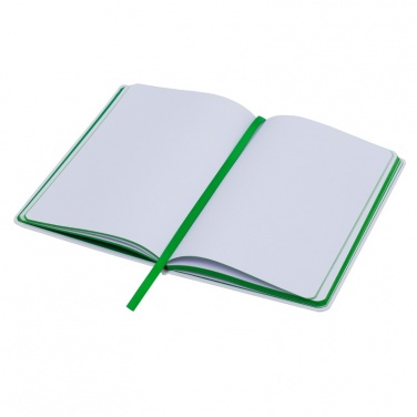 Logotrade promotional giveaways photo of: Plain notepad, @ 130x210/80p, green/white