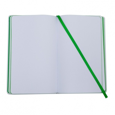 Logotrade business gift image of: Plain notepad, @ 130x210/80p, green/white