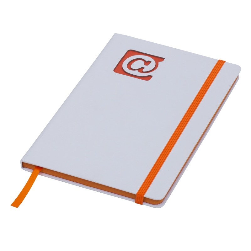 Logotrade corporate gift picture of: Plain notepad, @ 130x210/80p, orange/white