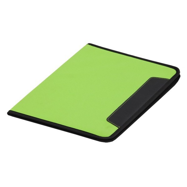 Logotrade advertising product picture of: Ortona A4 folder, green/black