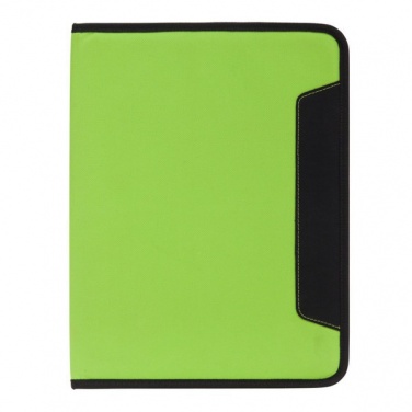 Logotrade advertising product image of: Ortona A4 folder, green/black