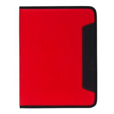 Logo trade business gift photo of: Ortona A4 folder, red/black